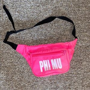 Phi Mu fanny pack